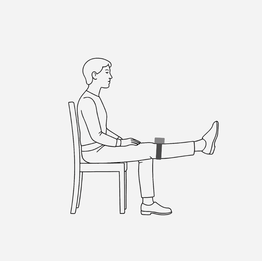 Seated knee extension